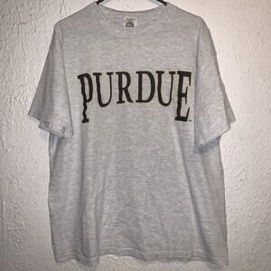 Vintage 90s Purdue University Boilermakers Single Stitch PM Shirt XL